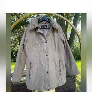 Like new  Gray Hooded Jacket